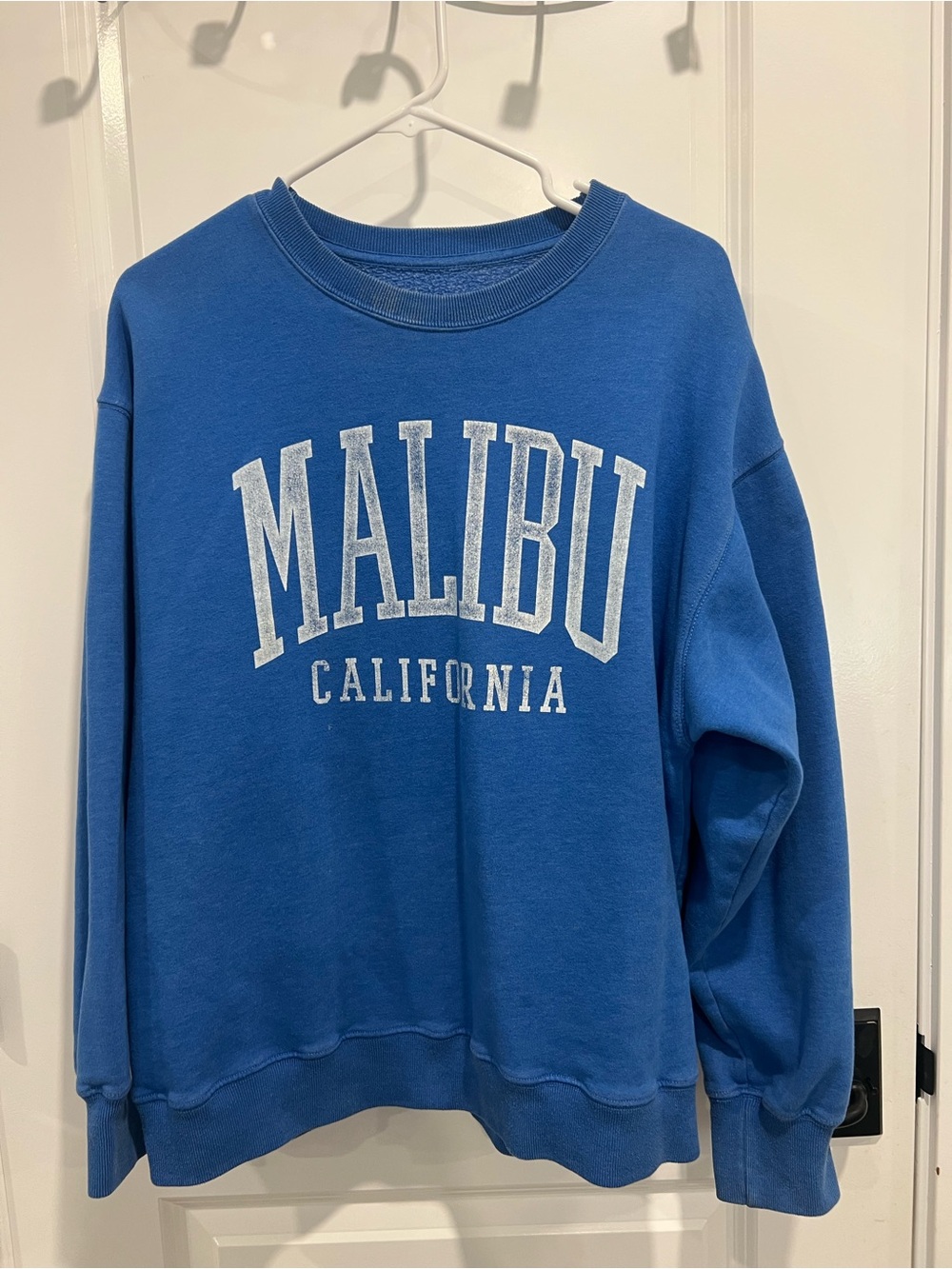Malibu California Blue Crewneck Sweatshirt - Hollister